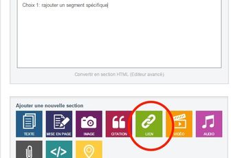 Comment insérer des liens et des ancres sur Overblog