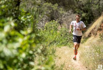 François D’Haene au départ de la Western States 100-Mile Endurance Run