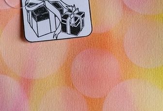 Carte effet bokeh pour la fête des grands-mères