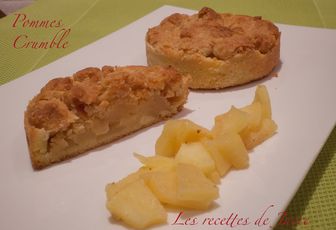 Tartelettes de pommes et crumble