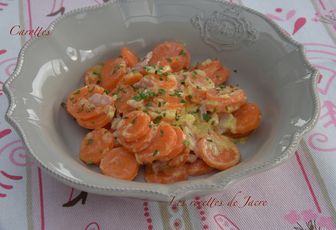 Carottes carbonara