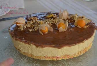 Cheesecake à la confiture de lait