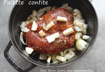 Palette de Porc Confite au four (en cocotte)