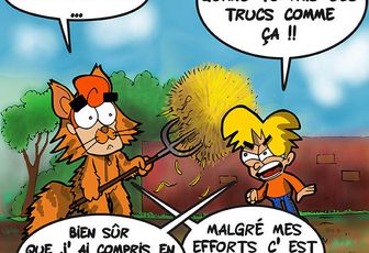 En colère mais rusé ...