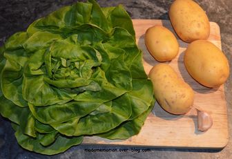Au menu aujourd'hui : Velouté de salade