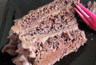 Layer cake chocolat, noisettes & Nutella