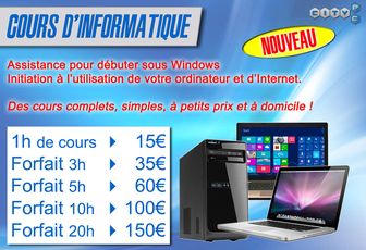 ☑ INITIATION INFORMATIQUE À DOMICILE