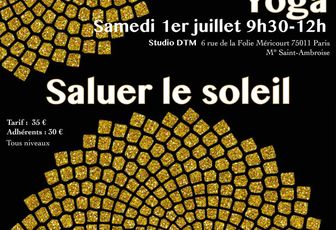 Atelier de yoga le 1er juillet : saluer le soleil