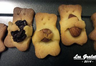 Recette : Biscuit oursons de Noël aux fruits secs
