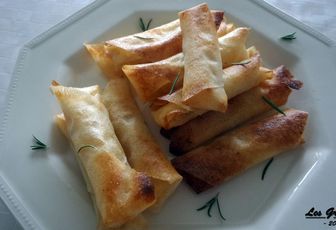 Recette : nems sucrés abricots et amandes