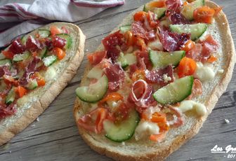 Recette : bruschetta au jambon ibérique