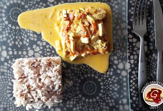 Recette : Tofu Coco Curry