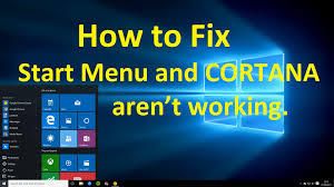 Critical Error – Start menu and Cortana aren’t working. We’ll try to fix it the next time you sign in.