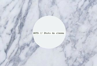 OOTD | Photo de classe