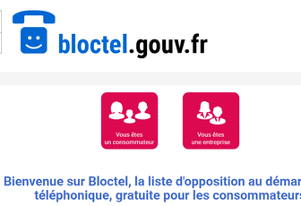 Bloctel anti démarchage commercial téléphonique
