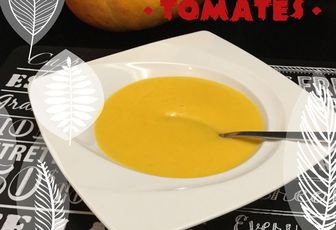 Soupe potiron, tomates..