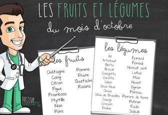 FRUITS ET LEGUMES D'OCTOBRE