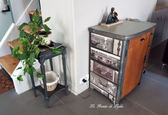 2ème vie pour un meuble de machine à coudre...