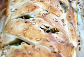 Tresse aux épinards et brie