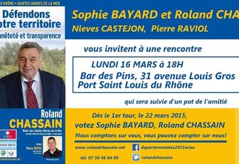 Sophie BAYARD et Roland CHASSAIN rencontrent les Saint Louisiens