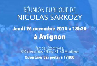Nicolas SARKOZY en meeting à Avignon