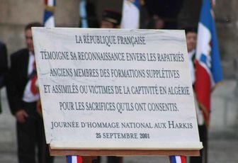 Journée nationale d'hommage aux Harkis