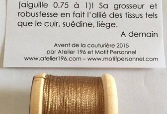 Avent de la couture 2015 - Jour 6