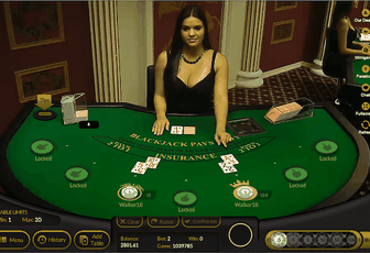 Black jack en ligne avec croupiers en direct