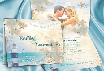 Thème mer pour votre mariage et votre faire-part