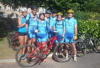 Randonnée VTT à Thueyts Ardèche 31 05 2015