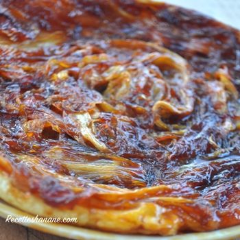 Tarte tatin aux endives caramélisées