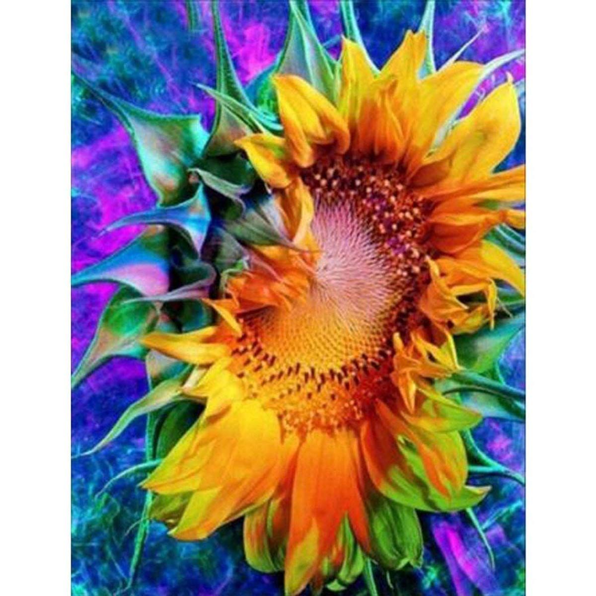 Sunflower 5D Diamond DIY Painting Embroidery Cross Stitch Kit Home Decor Craft