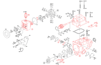 POCHETTE DE JOINTS POUR POMPE BOSCH TYPE HP HAUTE PRESSION