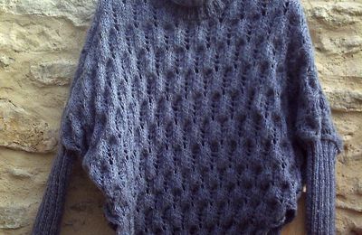 gilet femme tricote main
