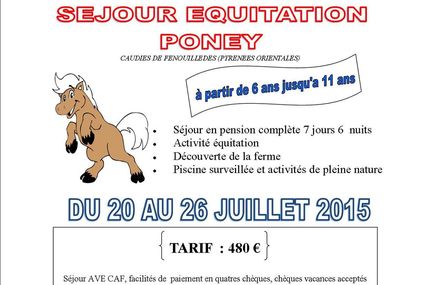 POUR LES COLOS DE CET ETE C'EST MAINTENANT!!!
