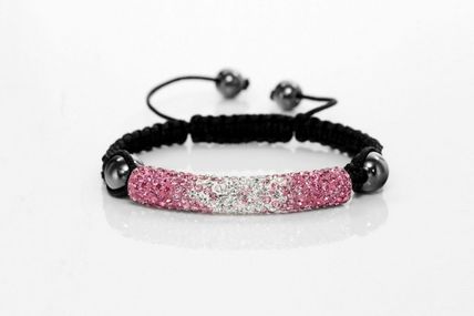 Braided Shamballa Tube Friendship Macrame Bracelet