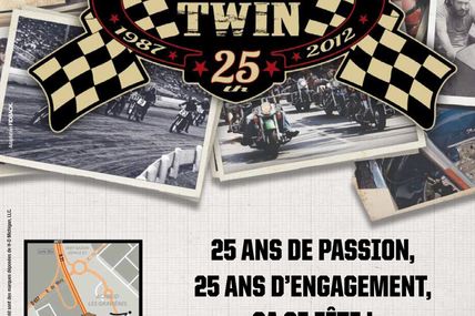 25 ans Milwaukee-twin Harley-Davidson Metz