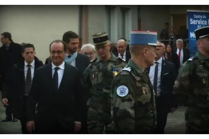 François Hollande, à Montigny-lès-Metz pour inaugurer le Service Militaire Volontaire