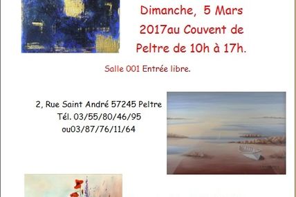 Peltre Exposition de peinture le 5 mars 2017