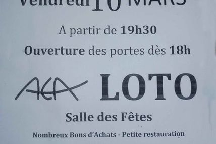 Peltre Loto de l'AEA le 10 mars
