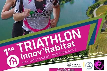 Morhange 1er Triathlon innov'habitat le 23 avril