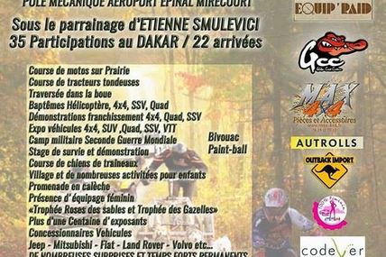 Juvaincourt (88) 1 er Salon du Grand Est Tout Terrain sport et nature les 8 et 9 juillet