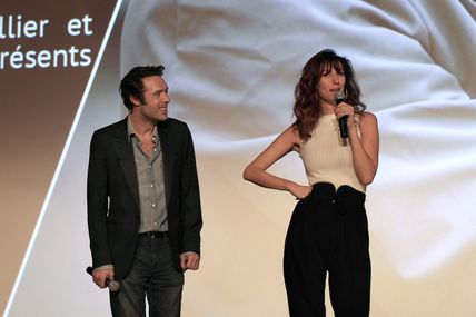 NICOLAS BEDOS et DORIA TILLIER à l'avant-première de Monsieur et Madame Adelman (27/02/2017)