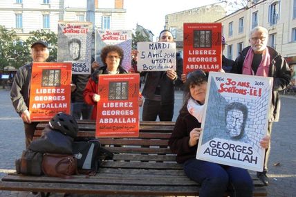 Tous les premiers mardis du mois un soutien à Georges Ibrahim Abdallah devant l’Utopia Bordeaux.