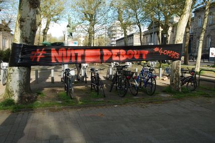 Nuit debout la place Bordeaux
