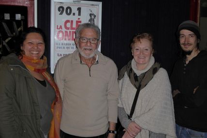 Le collectif des citoyens des familles solidaires de Pessac alouette étaient à la clé des ondes