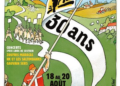 Confédération paysanne fête ses 30 ans.