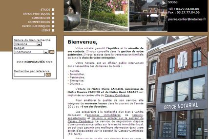 SCP Carlier - Le Cateau Cambrésis (59, Nord)
