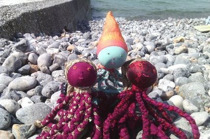 Poulpée à la plage