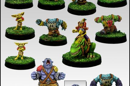 Greebo : des figurines sous influence (Blood Bowl fever)